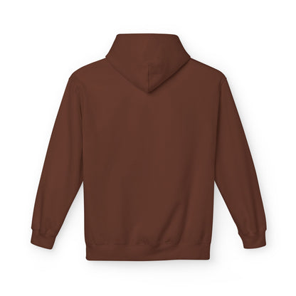 Hoodie — Minimal 'SWAF' Logo White Fleece Pullover