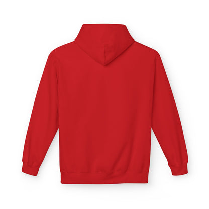 Hoodie — Minimal 'SWAF' Logo White Fleece Pullover