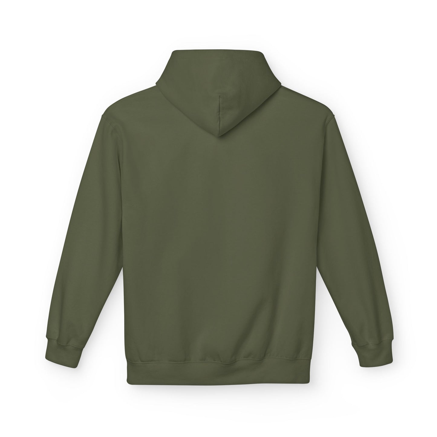 Hoodie — Minimal 'SWAF' Logo White Fleece Pullover