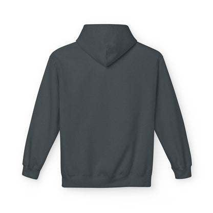 Hoodie — Minimal 'SWAF' Logo White Fleece Pullover