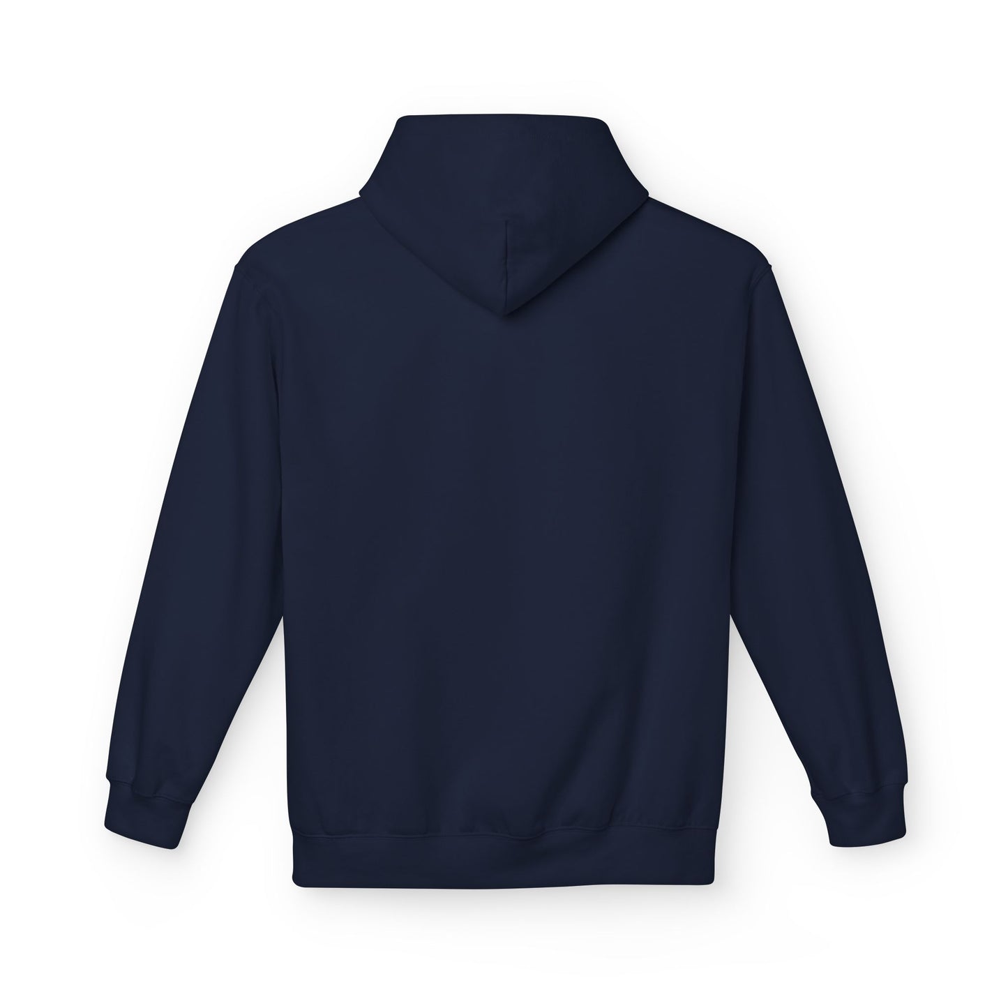 Hoodie — Minimal 'SWAF' Logo White Fleece Pullover